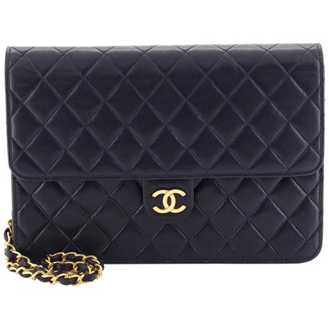 classic chanel clutch with chain|chanel vintage clutch with chain.